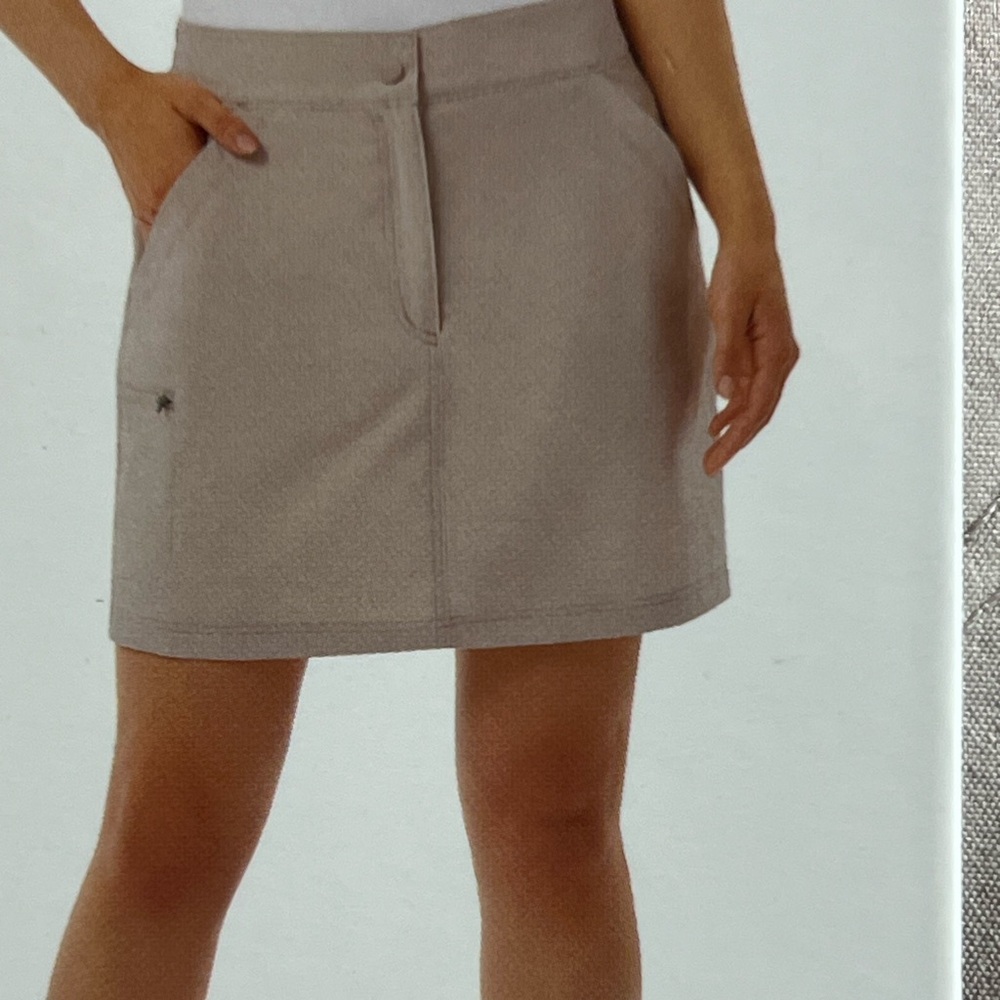 32 Degrees Tan Lightweight Tech Skort NWT